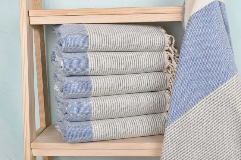 70x40 Cotton Striped Towel, Spa Gift Towel, Bachelorette Party Favors, Personalized Gifts, Best Friend Christmas Gift, Bachelorette Party Gift - 1
