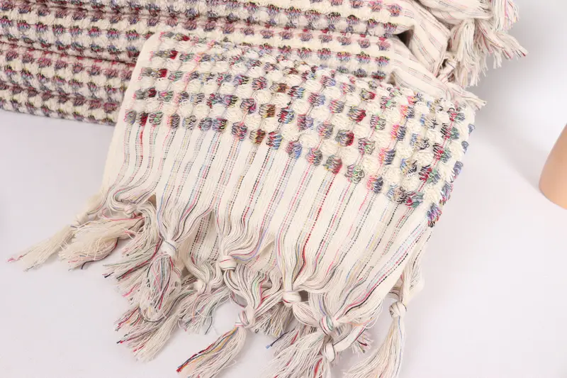 Customized Turkish Towel, Custom Hand Towel, Bridal Gifts, Kitchen Towel, Bridesmaid Gifts, Gift For The Home Decor, 40x20 Cotton Pom Pom Towel - 4