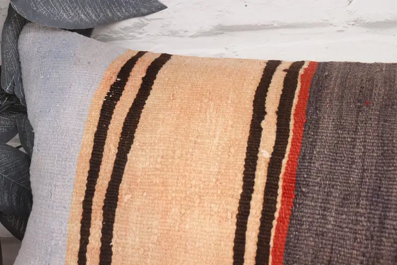 12x36 Red Pillow Sham, Handmade Kilim Cushion, Cushion Case, Ethnic Pillow Cover Cushion Case, Home Decor Pillow, Pillow for Sofa - 2