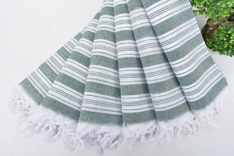 70x40 Cotton Striped Towel, Wedding Gift, Employee Gifts, Monogram Beach Towel, Beach Towel Personalized, Bachelorette Party Decorations - 4