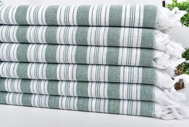 70x40 Cotton Striped Towel, Wedding Gift, Employee Gifts, Monogram Beach Towel, Beach Towel Personalized, Bachelorette Party Decorations - 3