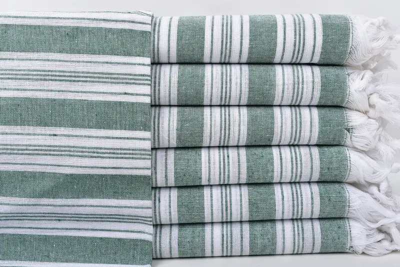 70x40 Cotton Striped Towel, Wedding Gift, Employee Gifts, Monogram Beach Towel, Beach Towel Personalized, Bachelorette Party Decorations - 1