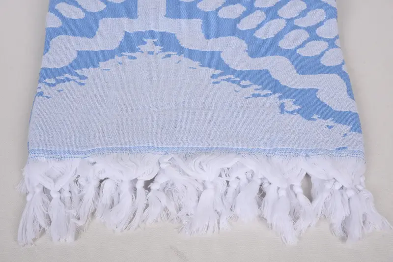 Wedding Hand Made Gift, Personalized Blanket, Turkish Blanket, Throw Blanket, 80x60 Cotton Set of 5 Towel, Gift For The Home, Beach Wedding Favor - 4