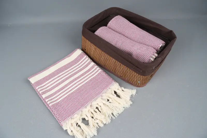 Personalized Hand Towel, Gift For Her, 40x18 Cotton Striped Towel, Custom Hand Towel, Wedding Favors, Bachelorette Towel, Bridal Shower Gifts - 5
