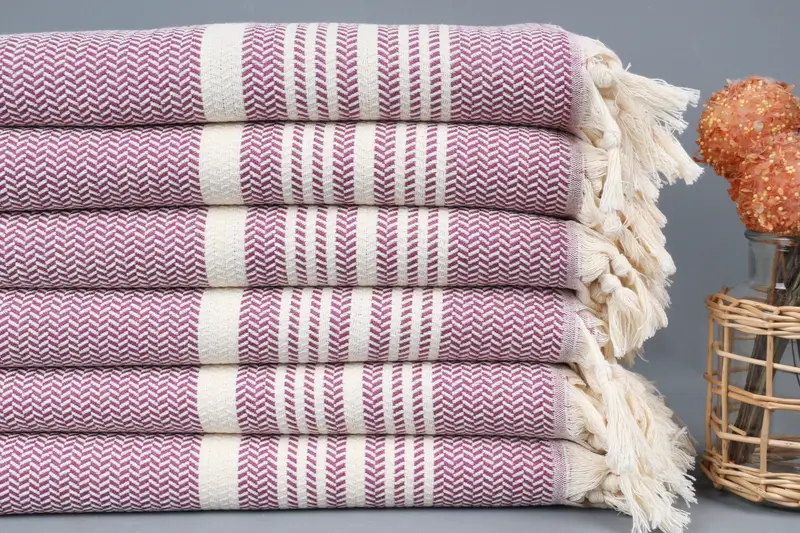 Personalized Hand Towel, Gift For Her, 40x18 Cotton Striped Towel, Custom Hand Towel, Wedding Favors, Bachelorette Towel, Bridal Shower Gifts - 2