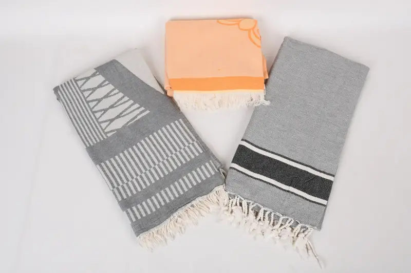 Luxury towel, 70x40 Cotton Set of 8 Towel, First Wedding Anniversary Gift, Valentines Day Gift For Him, Monogram Turkish Towel, Personalized Gift - 6