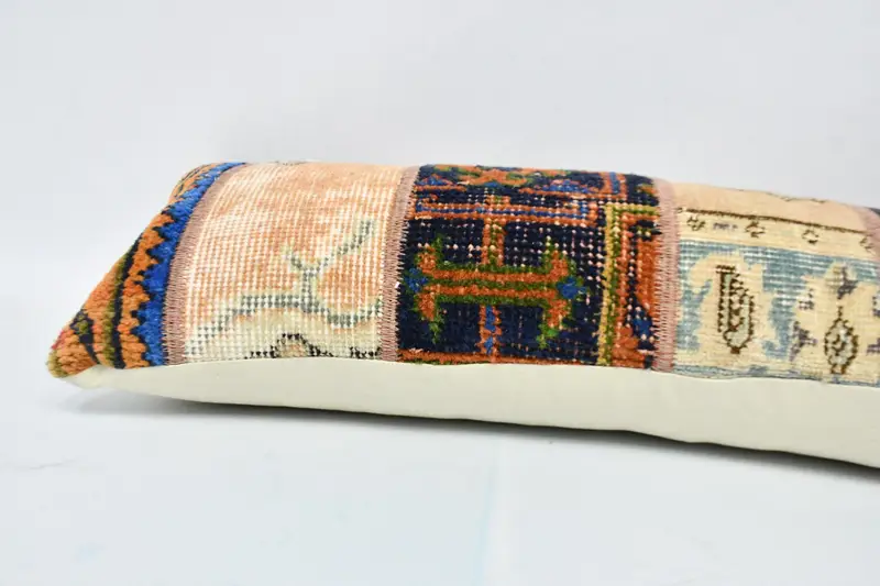 12x36 Blue Pillow, Pillow Cover, Gift Pillow, Throw Kilim Pillow, Kilim Pillow Cover, Cotton Pillow Cover, Outdoor Cushion Case - 5