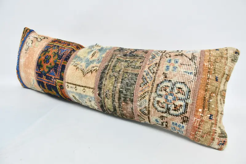 12x36 Blue Pillow, Pillow Cover, Gift Pillow, Throw Kilim Pillow, Kilim Pillow Cover, Cotton Pillow Cover, Outdoor Cushion Case - 4