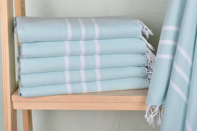Bulk Order Towel, Monogram Beach Towel, Valentines Day Gift, Thin towel, Embroidered Towel, Wedding Hand Made Gift, 70x40 Cotton Striped Towel - 1