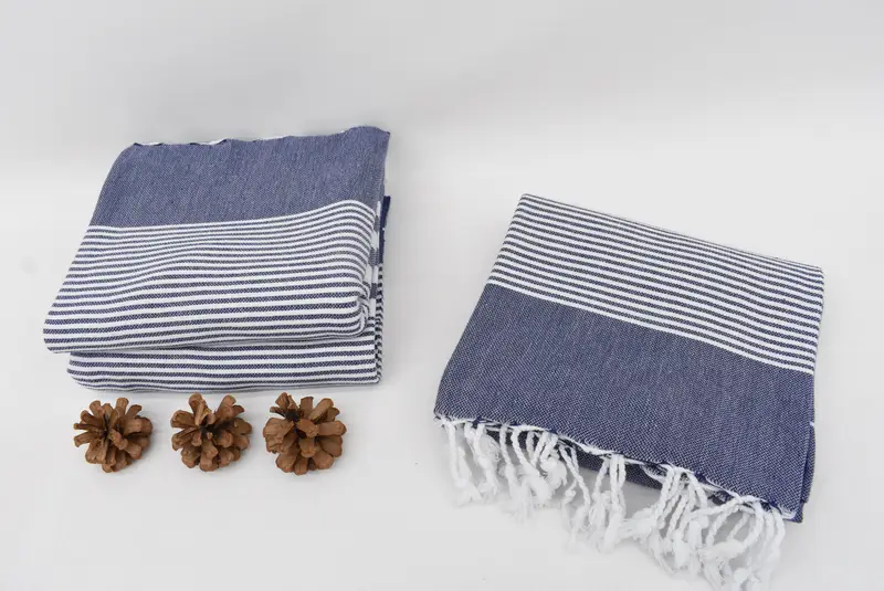 Sommergeschenk, Trauzeuggeschenk, Luxushandtuch, Urlaubstuch, 70x40 Baumwollstreifenhandtuch, Spa-Handtuch, Strandtuch personalisiert, sandfreies Handtuch - 7
