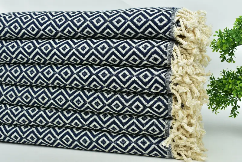 Bath towel, Beach Towel Bulk, 70x40 Cotton Diamond Towel, Home Decor Towel, Organic Towel, Custom Beach Towel, Guest Towel, Bachelorette Towel - 3