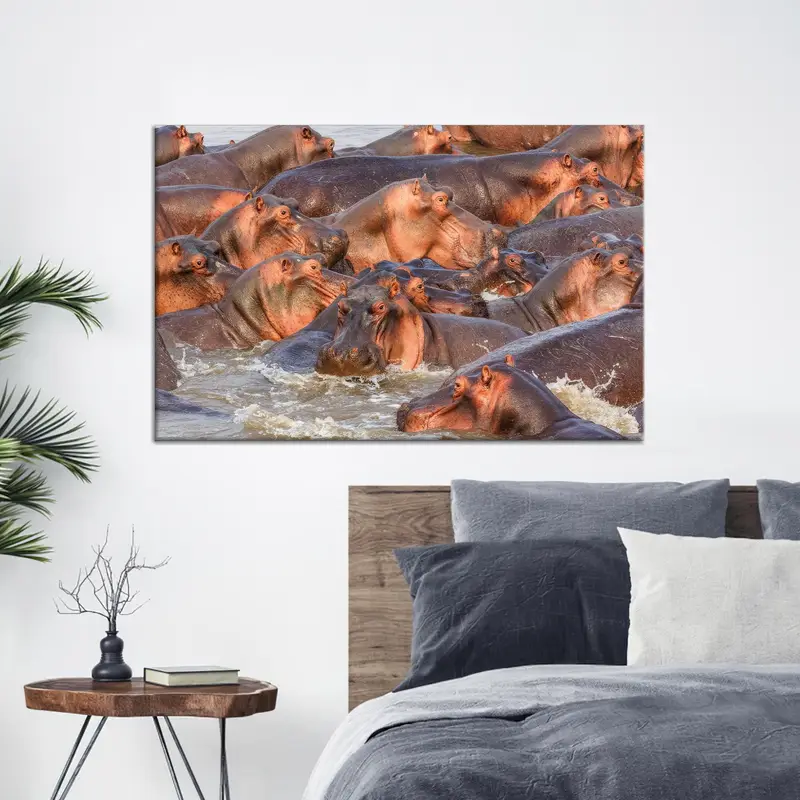 Wildlife Canvas Print: Majestic Animals for Your Loft or Man Cave