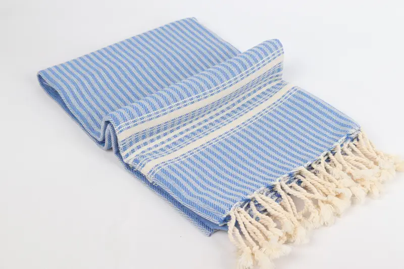 68x38 Linen Striped Towel, Peshtemal, Luxury towel, Best lightweight Turkish towel for travel USA, Custom Gift, Towel With Name, Bridesmaid Gift - 6