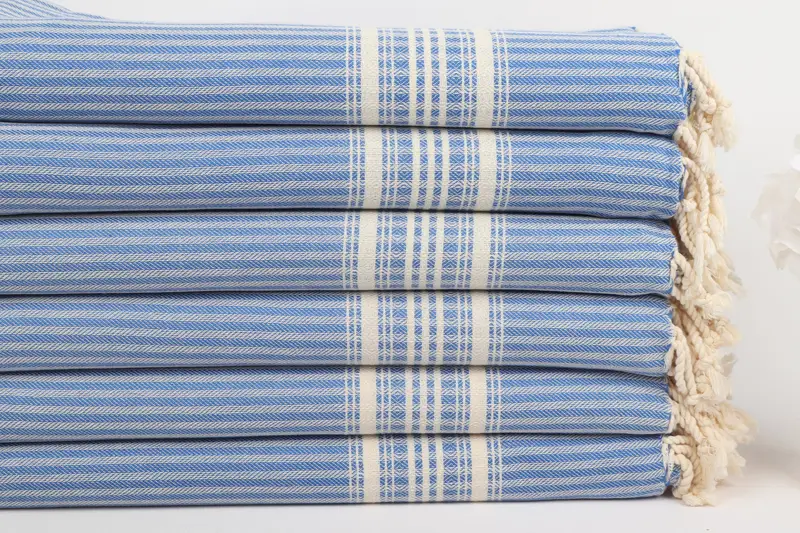 68x38 Linen Striped Towel, Peshtemal, Luxury towel, Best lightweight Turkish towel for travel USA, Custom Gift, Towel With Name, Bridesmaid Gift - 3