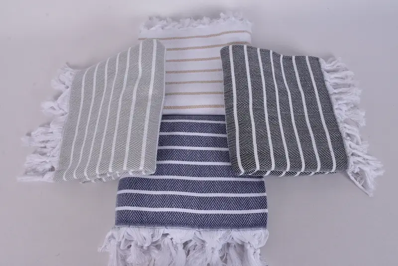 Bachelor Bachelorette Party Favors, 70x40 Cotton Striped Towel, Housewarming Gift, Peshtemal Towel, Wedding Day Gift For Bride, Pool Towels - 6