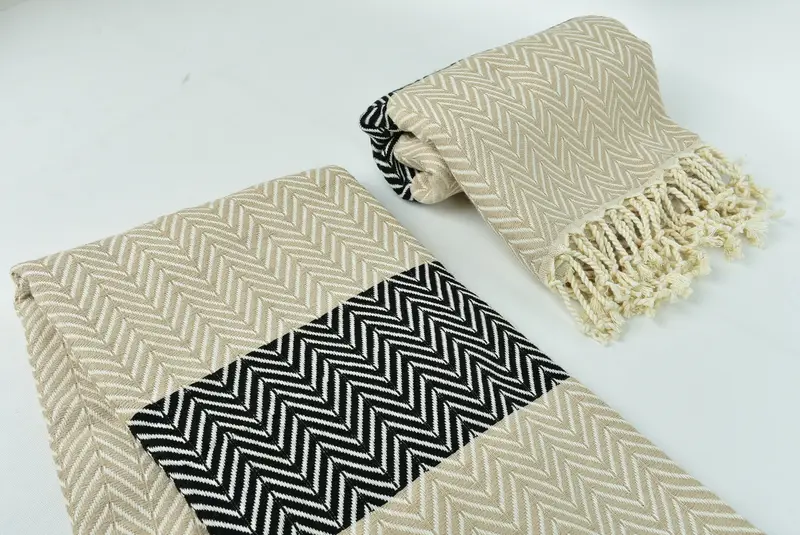 Towel With Name, Handmade Gift, Bachelor Bachelorette Party Favors, Bachelor Towel, Wedding Shower Gift, Absorbent towel, 70x40 Cotton Chevron Towel - 7
