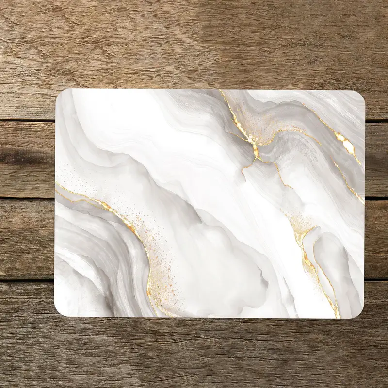 Golden Tempered Glass Cutting Board, Modern Kitchen Essential