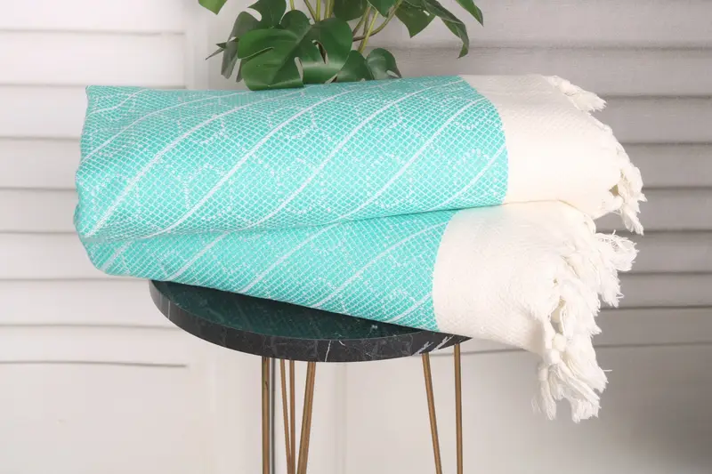 Monogram Hand Towel, Bachelor Gifts, Bridesmaid Gifts, Small Bath Towels, 36x18 Cotton Geometric Towel, Bachelorette Towel, Gifts For Him, Gym Towel - 3