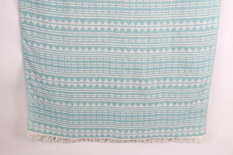 Turkish bath towel for spa, Best Friend Christmas Gift, 70x40 Linen Kilim Design Towel, Custom Wedding Gifts, Bachelorette Party Favors, Fouta towel - 1