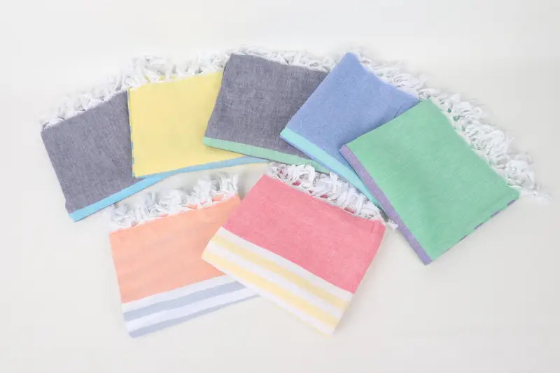Bachelorette Gifts, Turkish Towel Beach, Customized Towels, Extra large Turkish bath towel, Scarf Towel, 70x36 Cotton Striped Towel, Bridesmaid Gift - 3