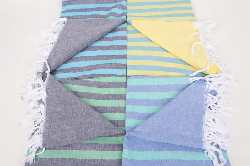 Bachelorette Gifts, Turkish Towel Beach, Customized Towels, Extra large Turkish bath towel, Scarf Towel, 70x36 Cotton Striped Towel, Bridesmaid Gift - 5