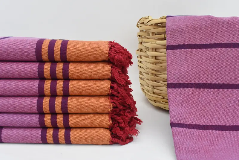 Handmade Gift, Bridal Shower Gift, Extra large Turkish bath towel, Monogrammed Beach Towel, Spa Gift, Luxury Beach Towel, 68x32 Cotton Striped Towel - 2