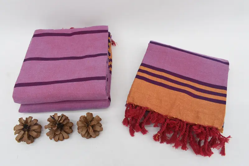 Handmade Gift, Bridal Shower Gift, Extra large Turkish bath towel, Monogrammed Beach Towel, Spa Gift, Luxury Beach Towel, 68x32 Cotton Striped Towel - 7