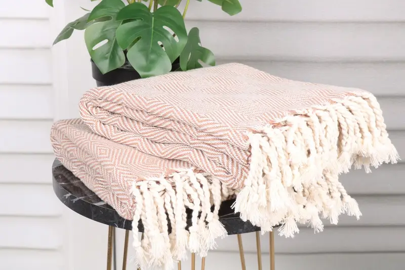 Handmade Turkish Towel, Scarf Towel, Personalized Gift For Her, Cotton towel, Bachelorette Party Gifts, Custom Gift, 74x40 Cotton Diamond Towel - 3