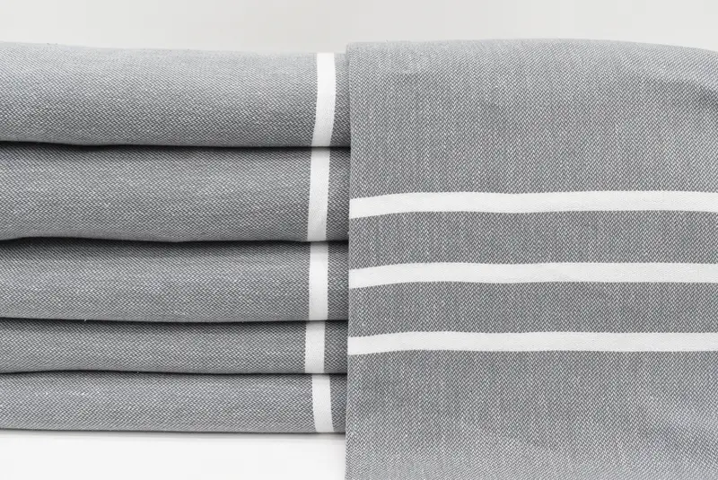 Best Beach Towel, Anniversary Gift For Her, Organic cotton peshtemal for spa and beach, Beach towel, 70x40 Cotton Striped Towel, Beach Towel Bulk - 1