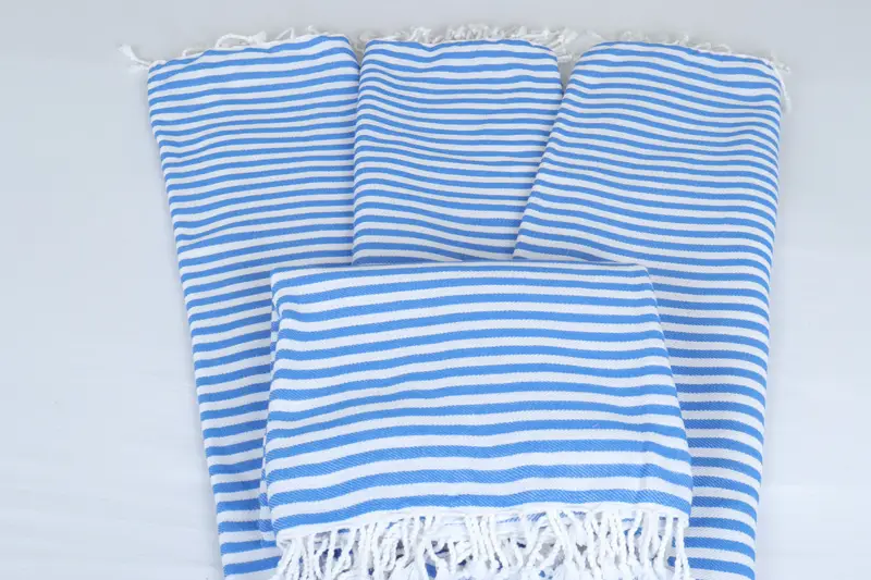 Turkish Cotton Throw Blanket, Wedding Favors, Bridal Shower Gift, Tablecloth, 104x76 Cotton Striped Towel, Turkish Throw Blanket, Employee Gifts - 6