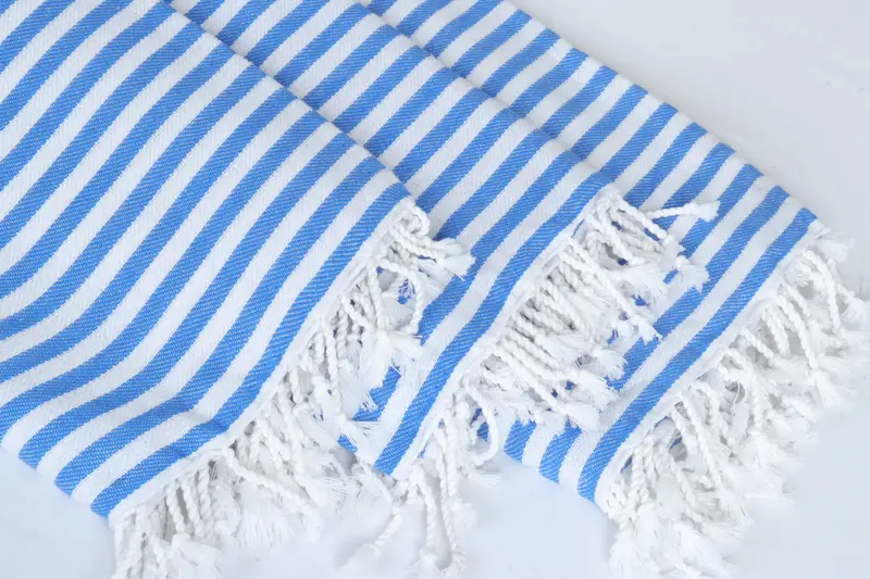 Turkish Cotton Throw Blanket, Wedding Favors, Bridal Shower Gift, Tablecloth, 104x76 Cotton Striped Towel, Turkish Throw Blanket, Employee Gifts - 7