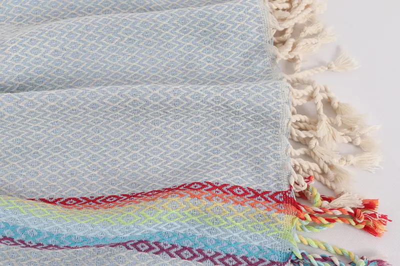 Embroidered Towel, Bachelor Towel, Sand-free towel, Holiday Towel, Bridal Shower Gifts, Large Turkish Towel, 70x40 Cotton Diamond Towel, Guest Towel - 8