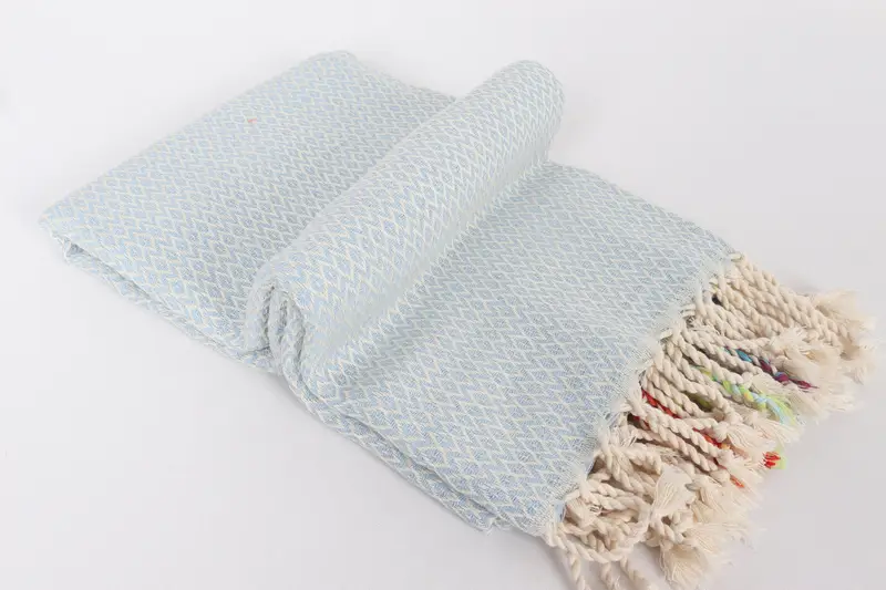 Embroidered Towel, Bachelor Towel, Sand-free towel, Holiday Towel, Bridal Shower Gifts, Large Turkish Towel, 70x40 Cotton Diamond Towel, Guest Towel - 6