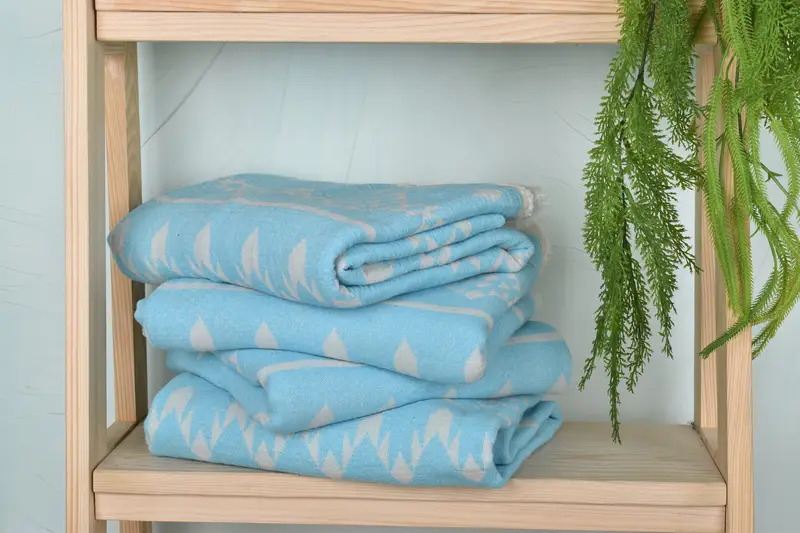 Wedding Shower Gift, Sand-resistant towel, Personalized Wedding Gift, Absorbent towel, Oversized Beach Towel, 70x40 Cotton Dolphin Patterned Towel - 8