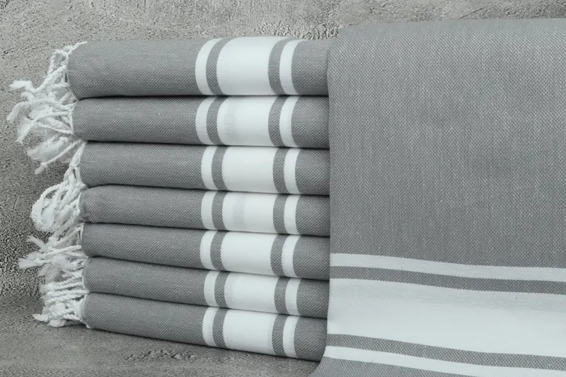 Bachelorette Gifts, Embroidered Beach Towel, Turkish Towel USA, Bachelor Bachelorette Party Favors, Unique Gift, 70x40 Cotton Striped Towel - 1