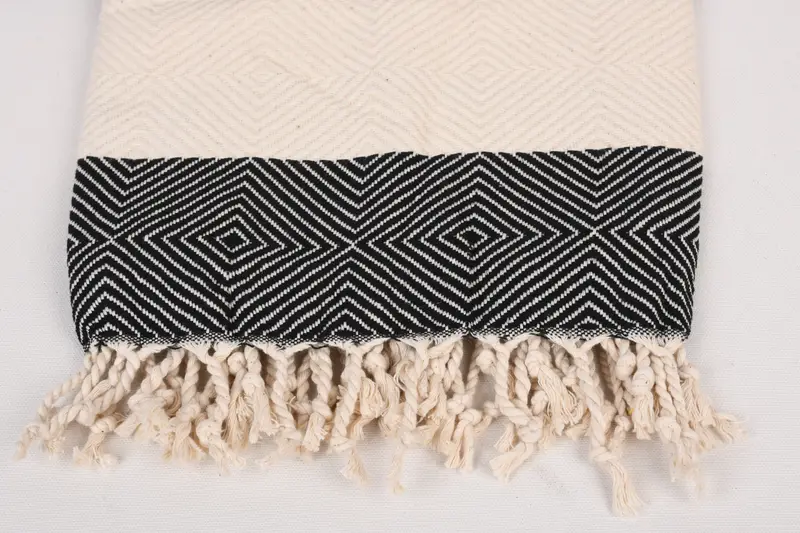 Organic towel, Hammam towel, Luxury Turkish Bath Towel, 80x40 Cotton Diamond Towel, Beach Towel Bulk, Turkish Towel Beach, Gift For Boyfriend - 3
