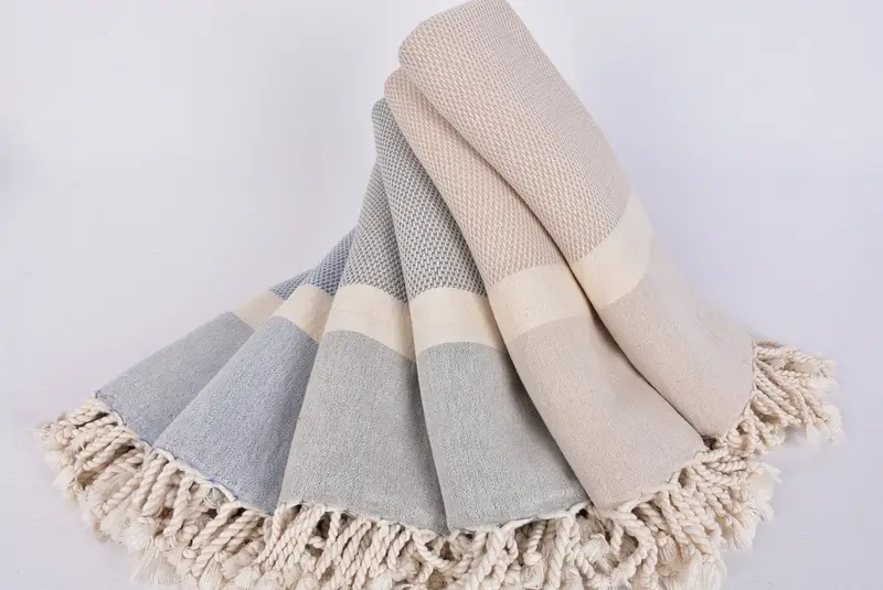 70x36 Cotton Striped Towel, Hammam towel, Monogram Turkish Towel, Gym Towel, Bridesmaid Gifts, Wedding Gift For Bride, Custom Turkish Towel - 4