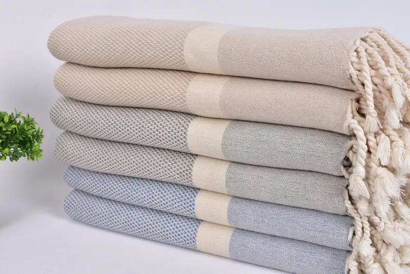 70x36 Cotton Striped Towel, Hammam towel, Monogram Turkish Towel, Gym Towel, Bridesmaid Gifts, Wedding Gift For Bride, Custom Turkish Towel - 3