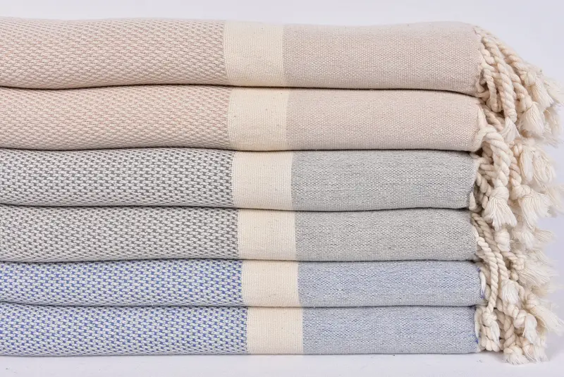 70x36 Cotton Striped Towel, Hammam towel, Monogram Turkish Towel, Gym Towel, Bridesmaid Gifts, Wedding Gift For Bride, Custom Turkish Towel - 2