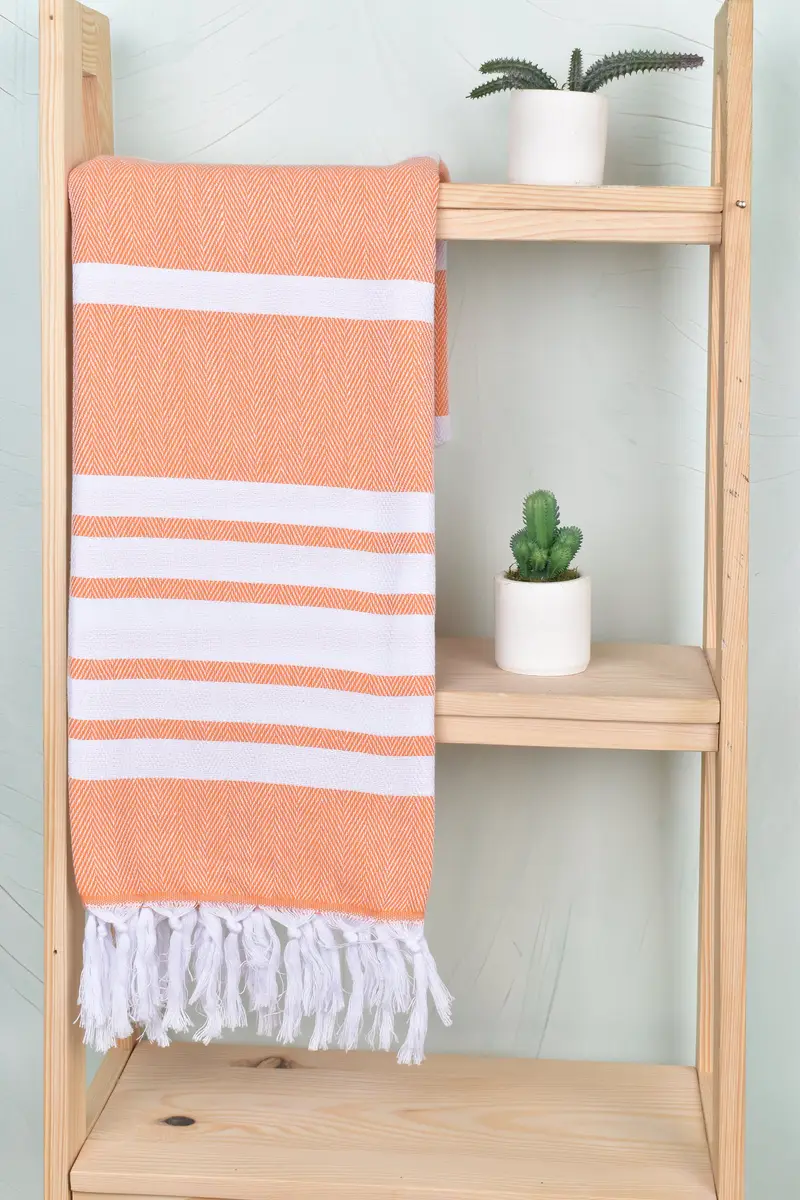 Personalized Towel, Beach Size Towel, 68x36 Cotton Chevron Towel, Bachelor Gifts, Gift Towel, Sand-free peshtemal towel for the beach, Custom Towel - 8