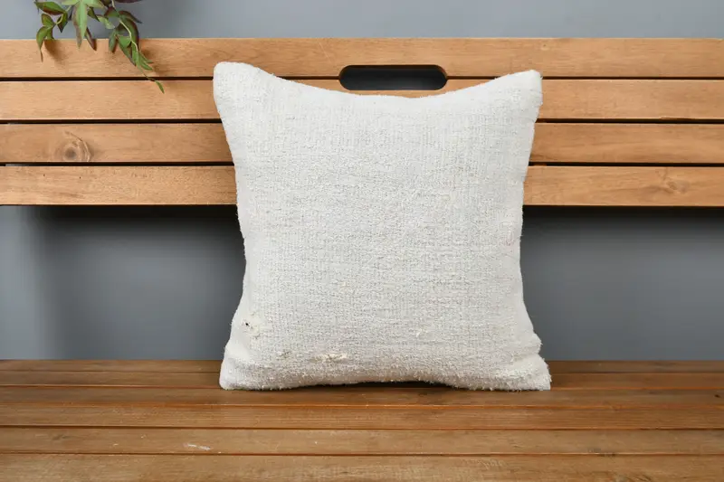 Pastel Pillow, Pet Pillow Cover, Pillow for Couch, 16x16 White Pillow Cover, Art Deco Cushion, Throw Kilim Pillow, Cushion Cover, Kilim Cushion Sham - 6