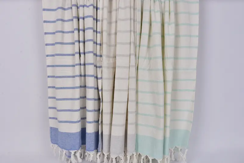 Custom Wedding Gift, Gym Towel, Monogram Beach Towel, 68x39 Cotton Striped Towel, Custom Towel Beach, Wedding Day Gift For Bride, Housewarming Gift - 8
