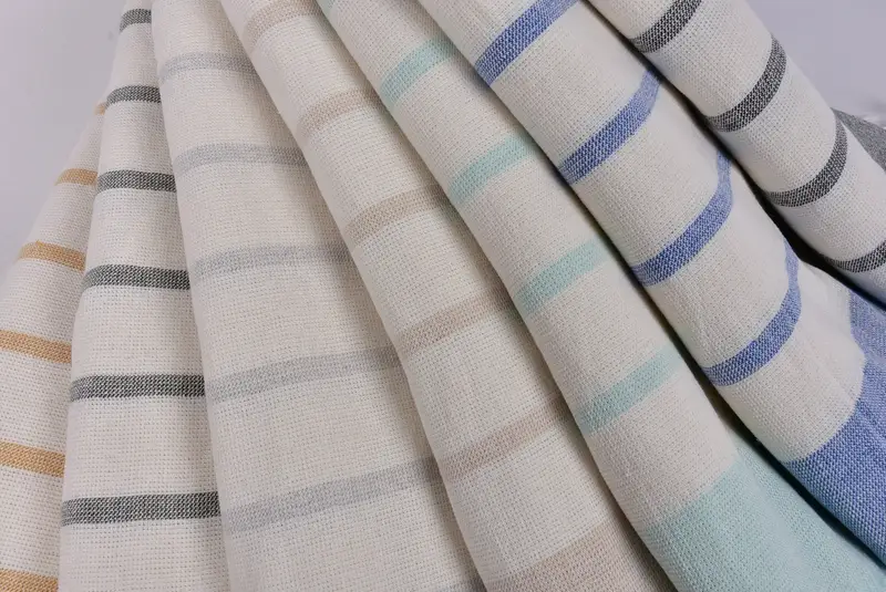 Custom Wedding Gift, Gym Towel, Monogram Beach Towel, 68x39 Cotton Striped Towel, Custom Towel Beach, Wedding Day Gift For Bride, Housewarming Gift - 5
