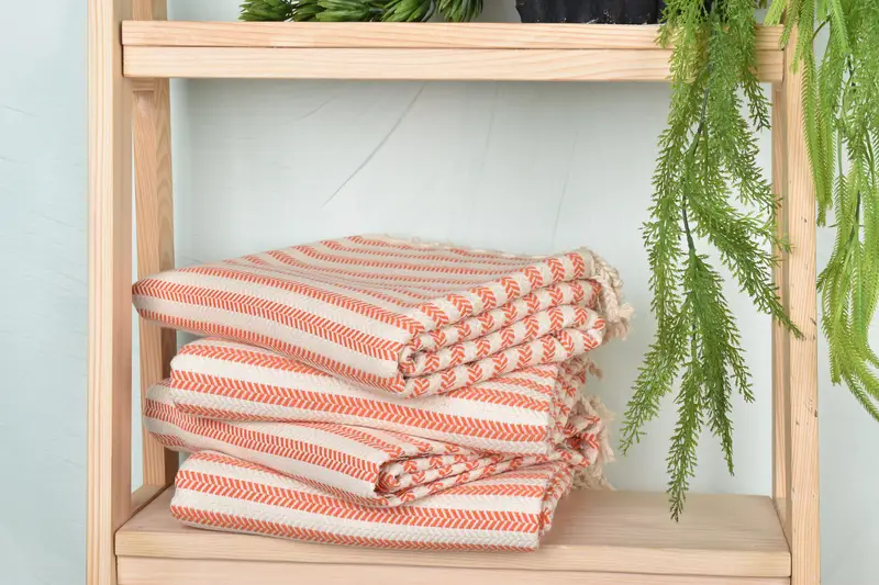 Turkish towel, 70x40 Cotton Chevron Towel, Wedding Favors, Pool Towels, Girls Weekend Favors, Anniversary Gift For Her, Lightweight Turkish towel - 7