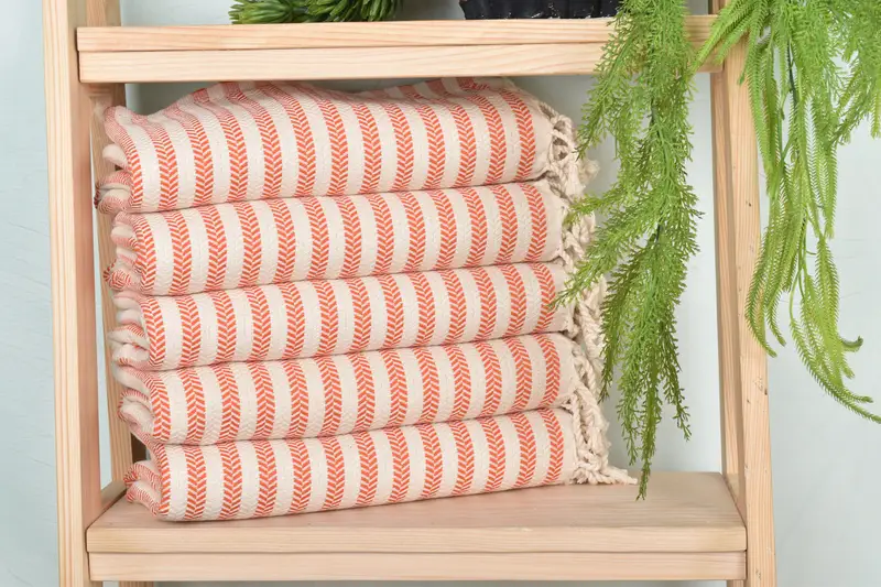 Turkish towel, 70x40 Cotton Chevron Towel, Wedding Favors, Pool Towels, Girls Weekend Favors, Anniversary Gift For Her, Lightweight Turkish towel - 1