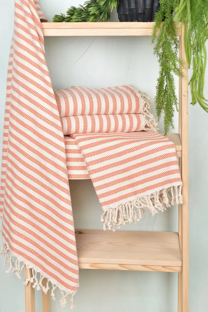 Turkish towel, 70x40 Cotton Chevron Towel, Wedding Favors, Pool Towels, Girls Weekend Favors, Anniversary Gift For Her, Lightweight Turkish towel - 6