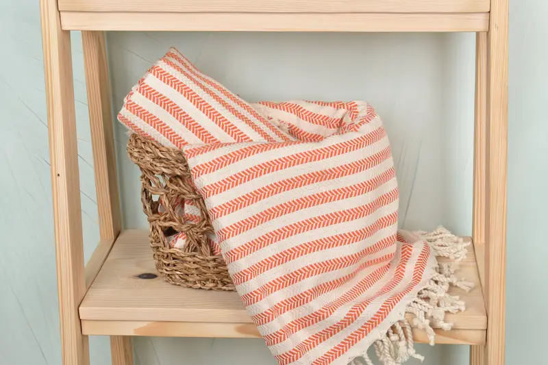 Turkish towel, 70x40 Cotton Chevron Towel, Wedding Favors, Pool Towels, Girls Weekend Favors, Anniversary Gift For Her, Lightweight Turkish towel - 4