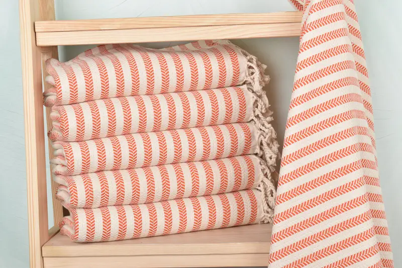 Turkish towel, 70x40 Cotton Chevron Towel, Wedding Favors, Pool Towels, Girls Weekend Favors, Anniversary Gift For Her, Lightweight Turkish towel - 2