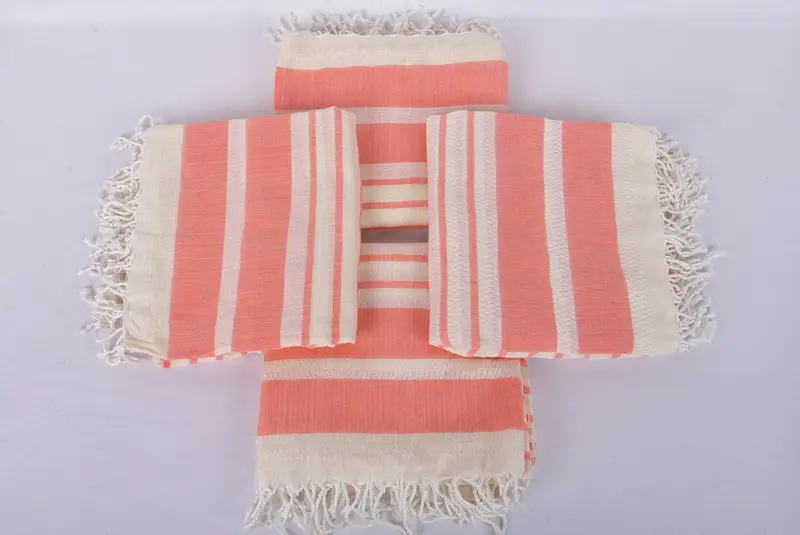Customized Turkish Towel, Organic towel, Luxury Beach Towel, Spa Towel, Soft towel, Bachelor Gift, 70x40 Cotton Striped Towel, Sand-resistant towel - 6