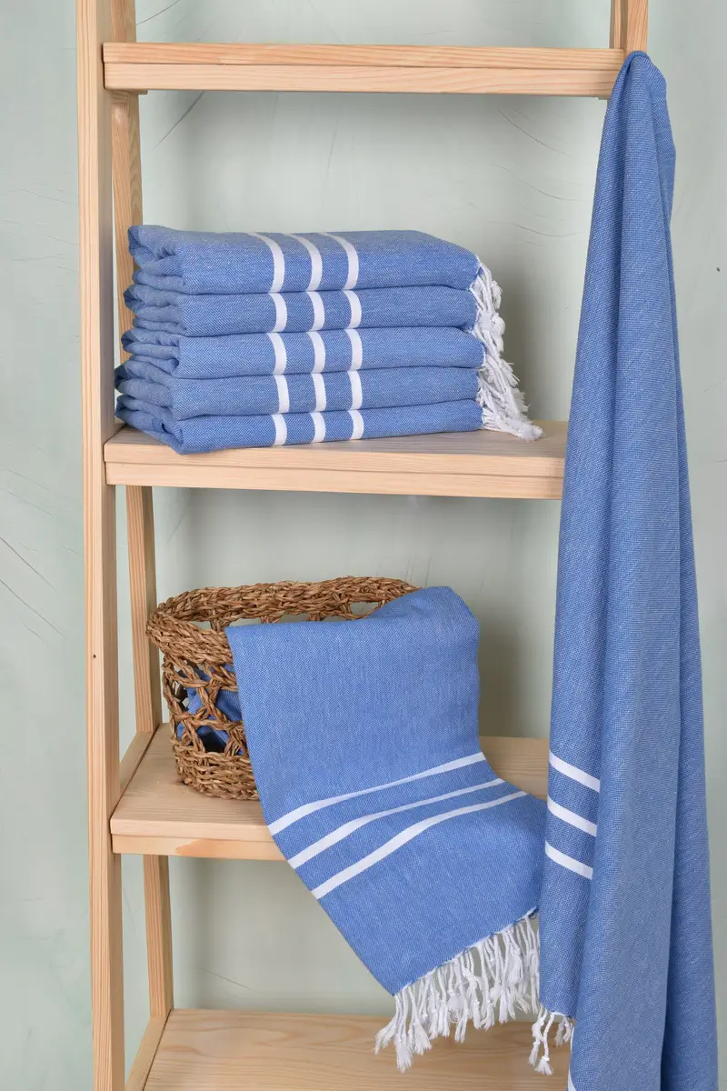 Monogram Beach Towel, Customized Turkish Towel, Luxury towel, 70x40 Cotton Striped Towel, Luxury Beach Towel, Welcome Wedding Gift, Peshtemal Towel - 3